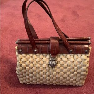 Brighton ( vintage)Rattan / leather